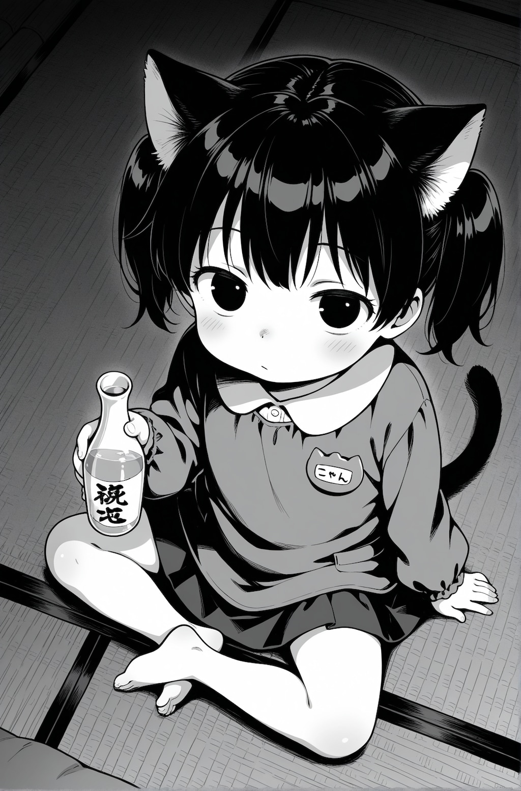 宅飲み猫子