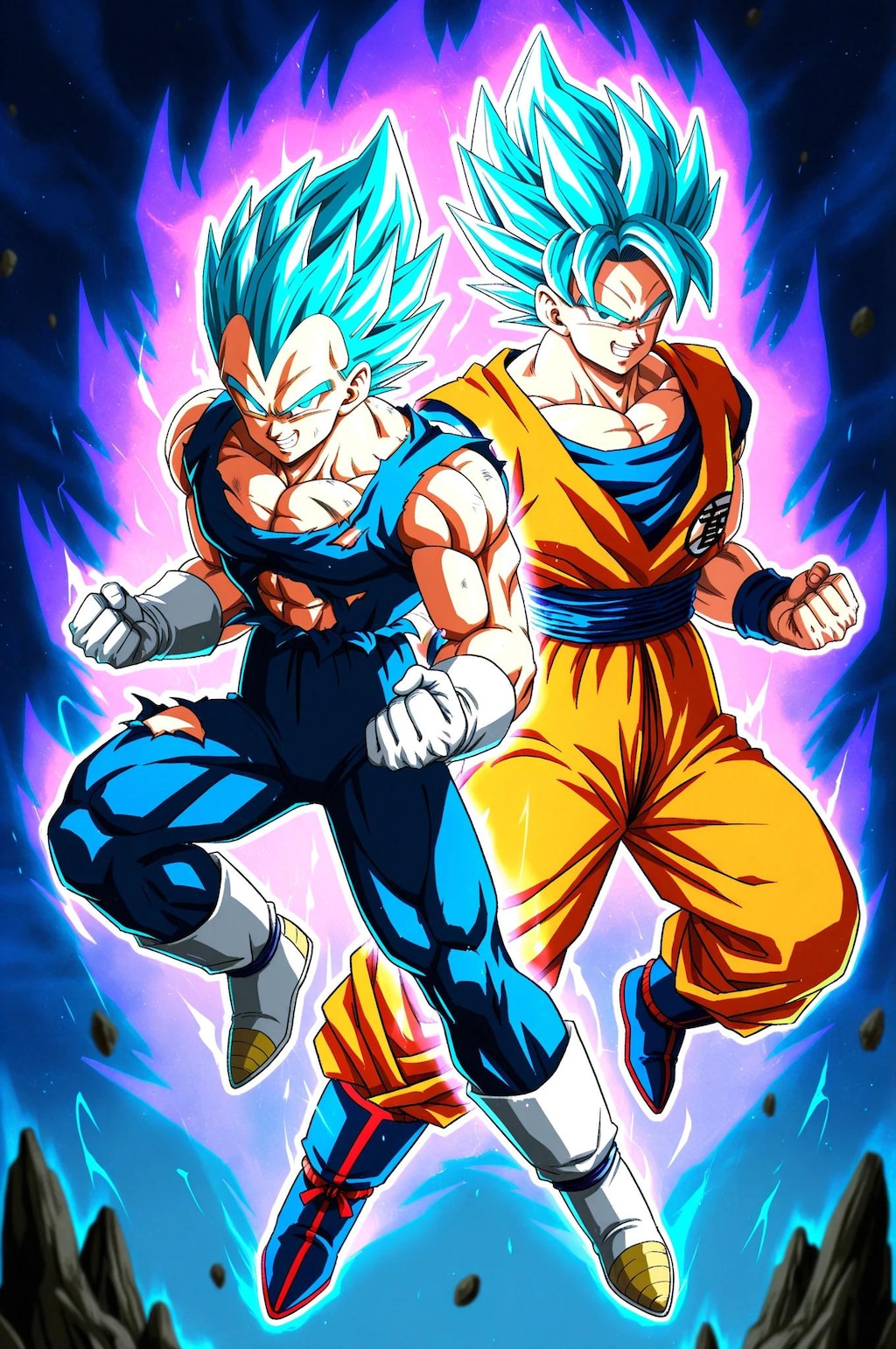 ベジータと孫悟空