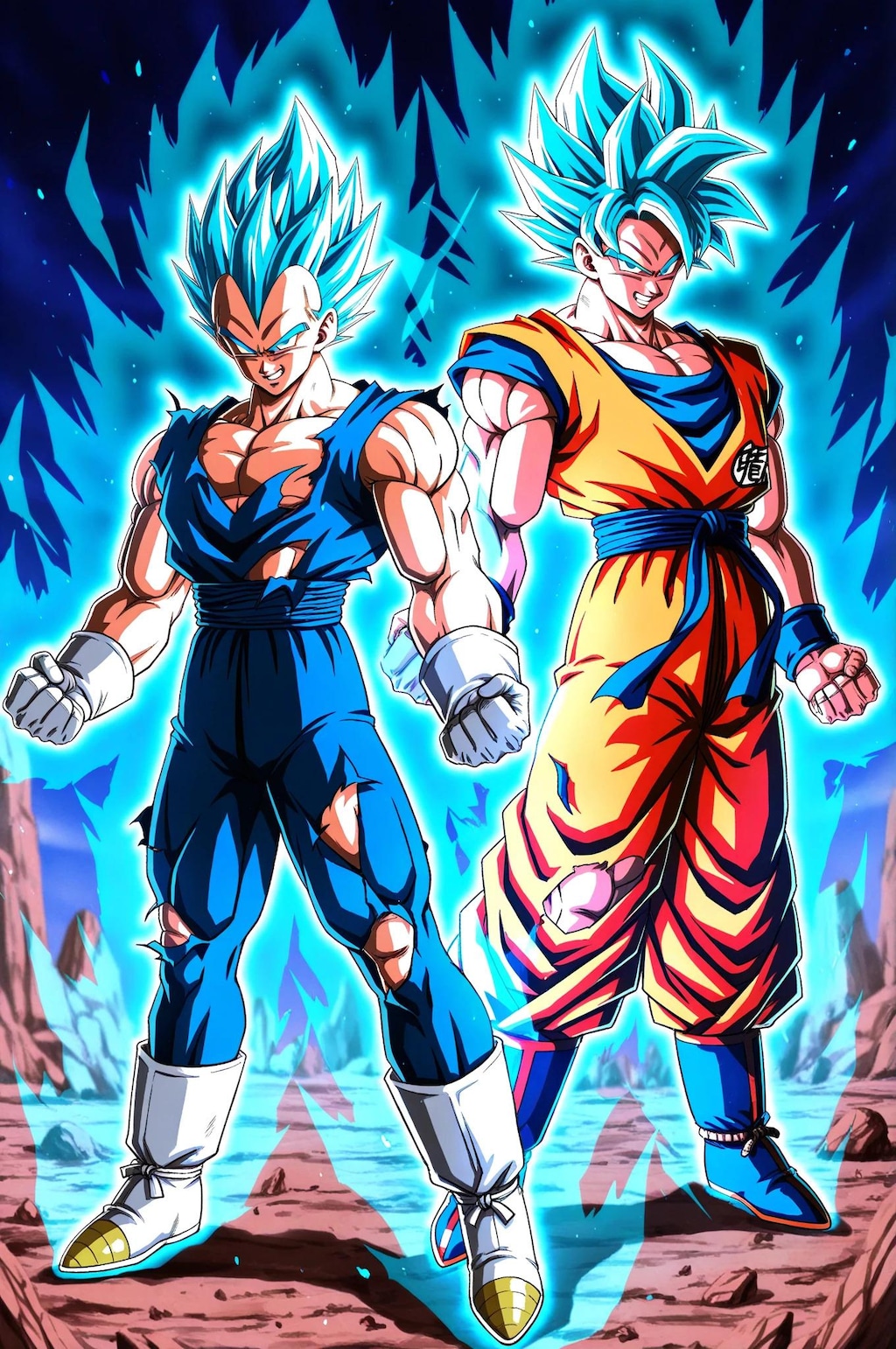 ベジータと孫悟空