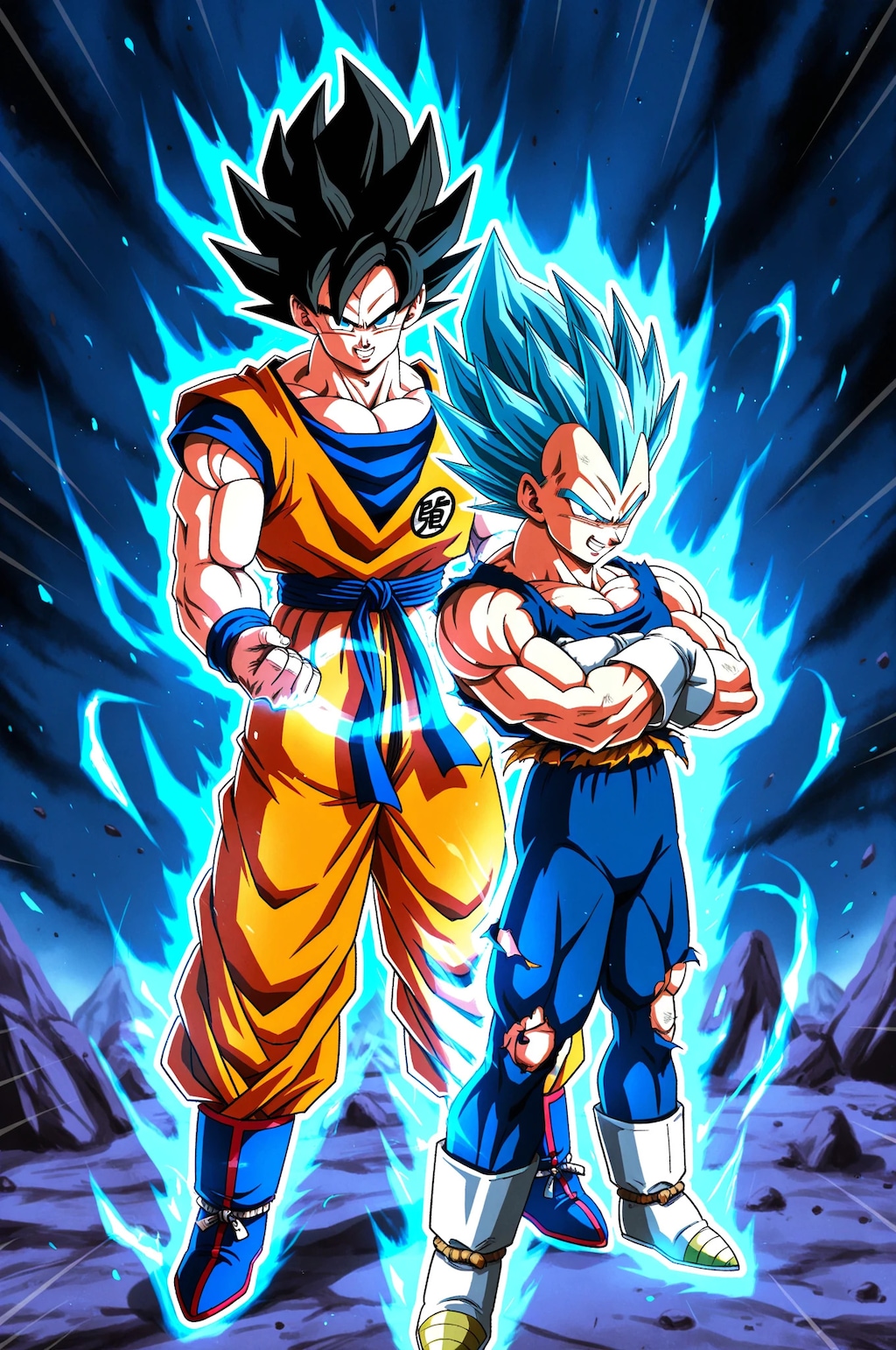 ベジータと孫悟空