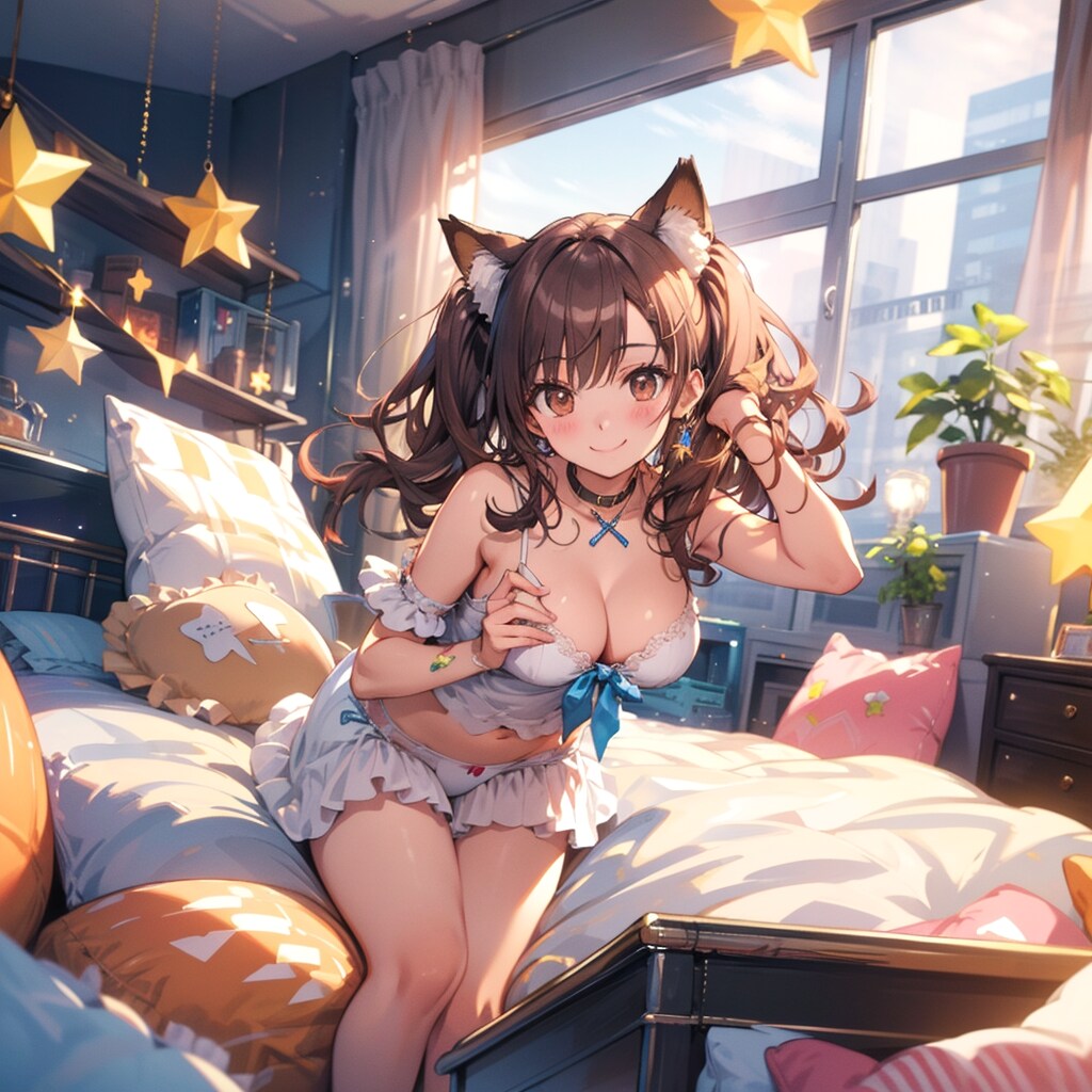 誘惑しているつもりの妖狐ちゃん（妖狐ちゃん妄想）　TOPAZ版