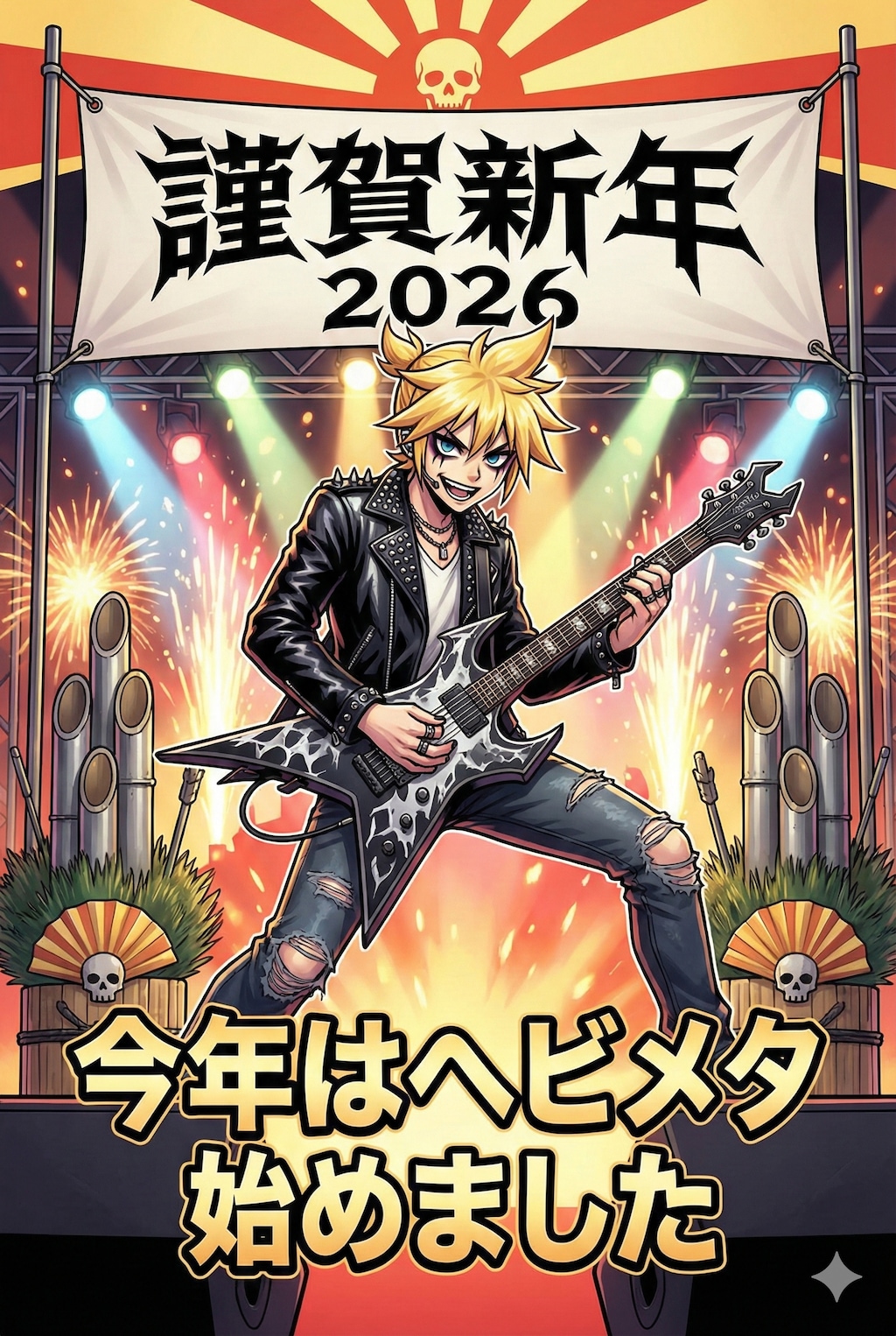 レン君 新年のご挨拶🎸