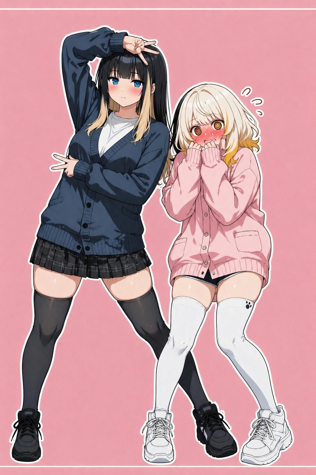 決めポーズ