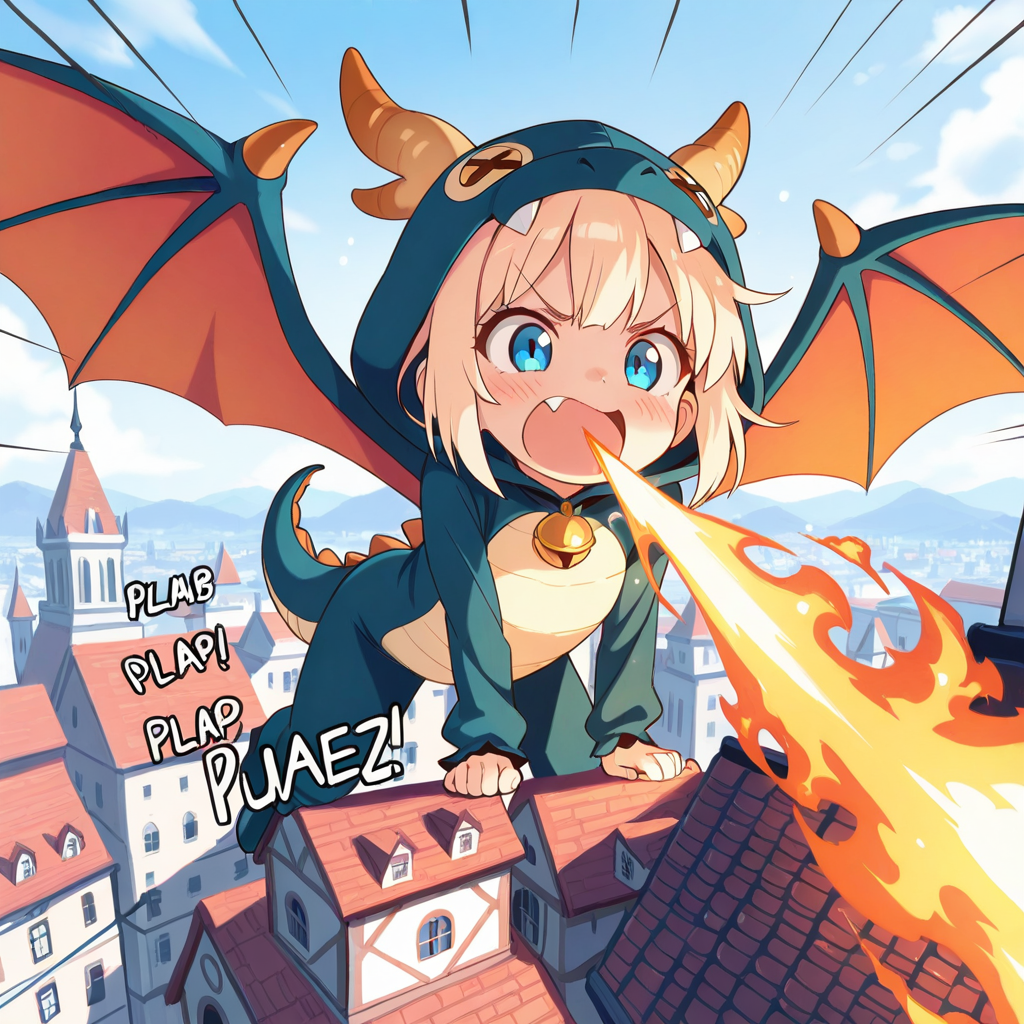 恐怖のドラゴンちゃん