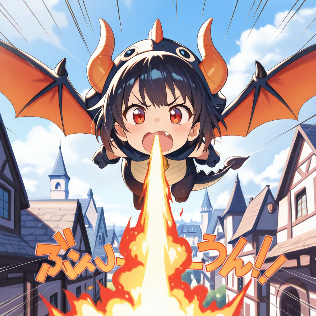 恐怖のドラゴンちゃん