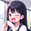 大あくび見られちゃった… 3枚目