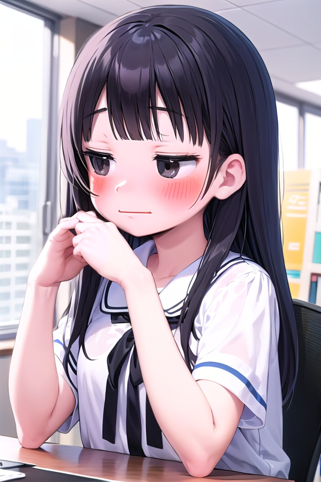 大あくび見られちゃった…
