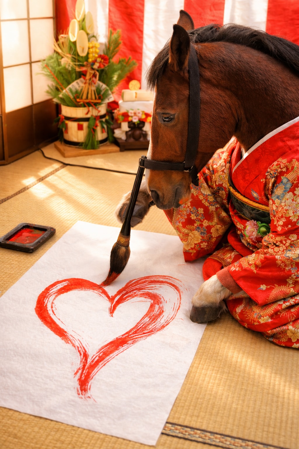 書き初め🐴 | の人気AIイラスト・グラビア