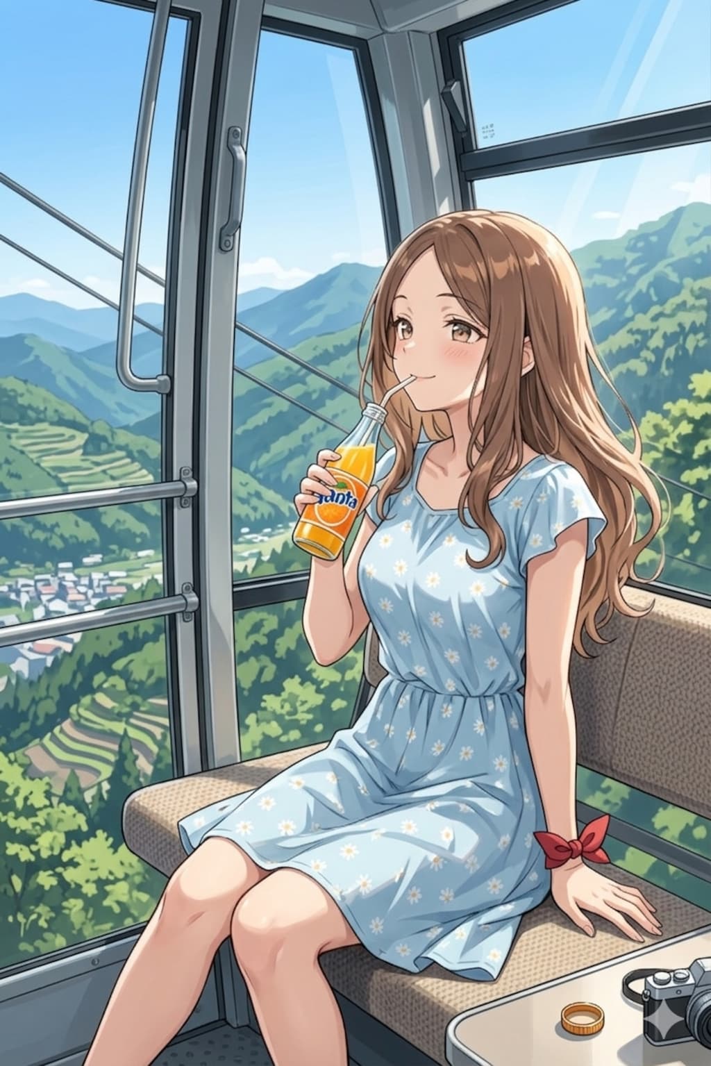 友里奈 in ゴンドラ