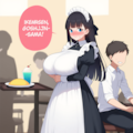 お給仕中勝手に妄想に浸るメイドカフェ店員 3枚目