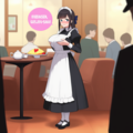 お給仕中勝手に妄想に浸るメイドカフェ店員 11枚目