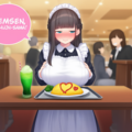 お給仕中勝手に妄想に浸るメイドカフェ店員 2枚目