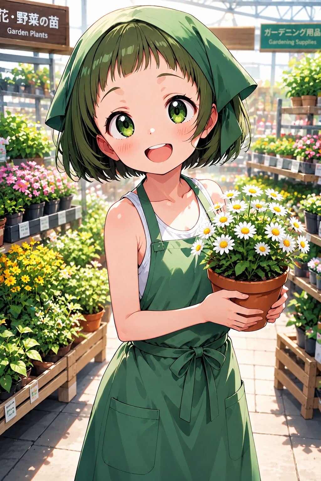 ガーデニングコーナーのDAISYちゃん