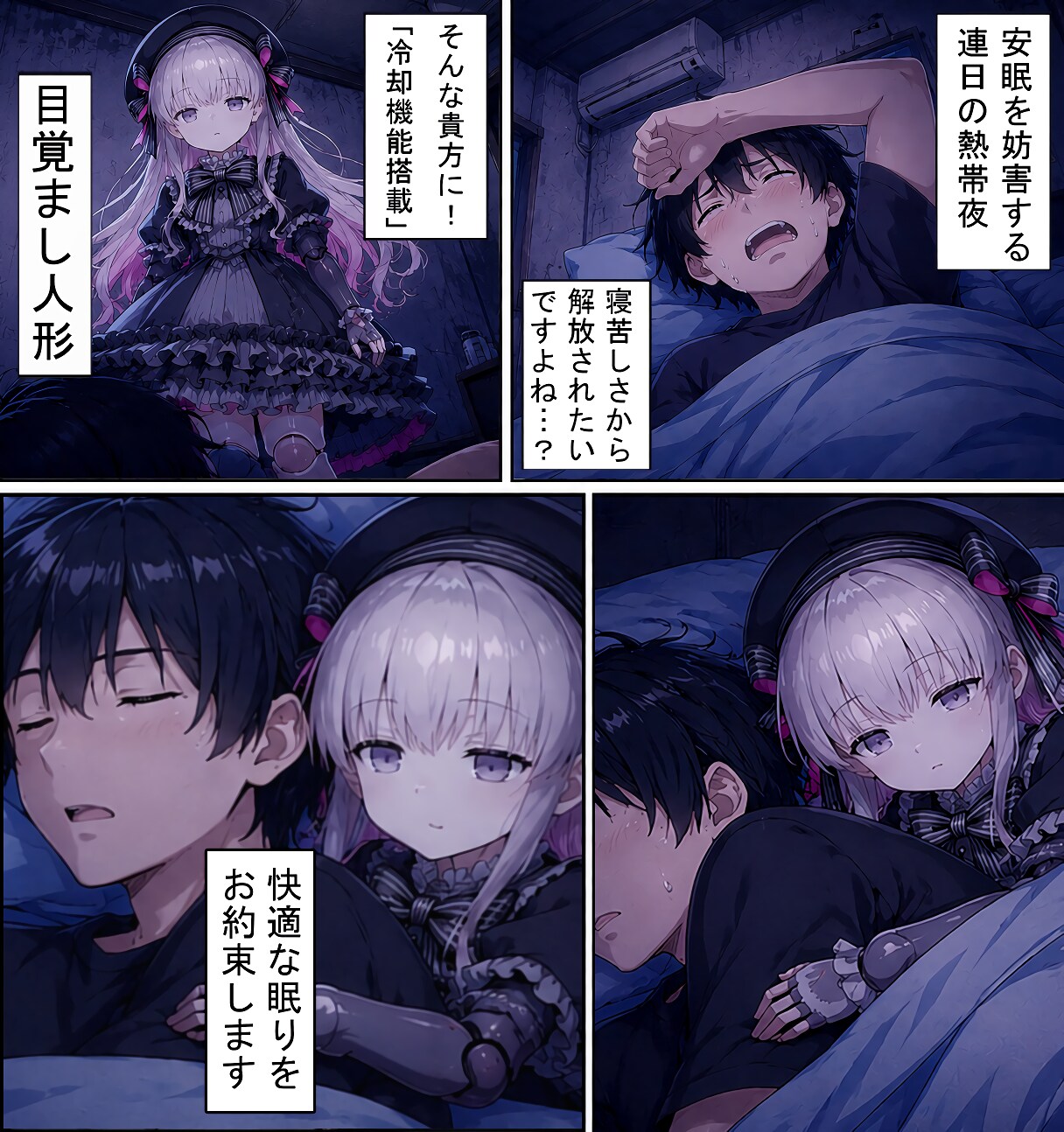 漫画イラスト人形2