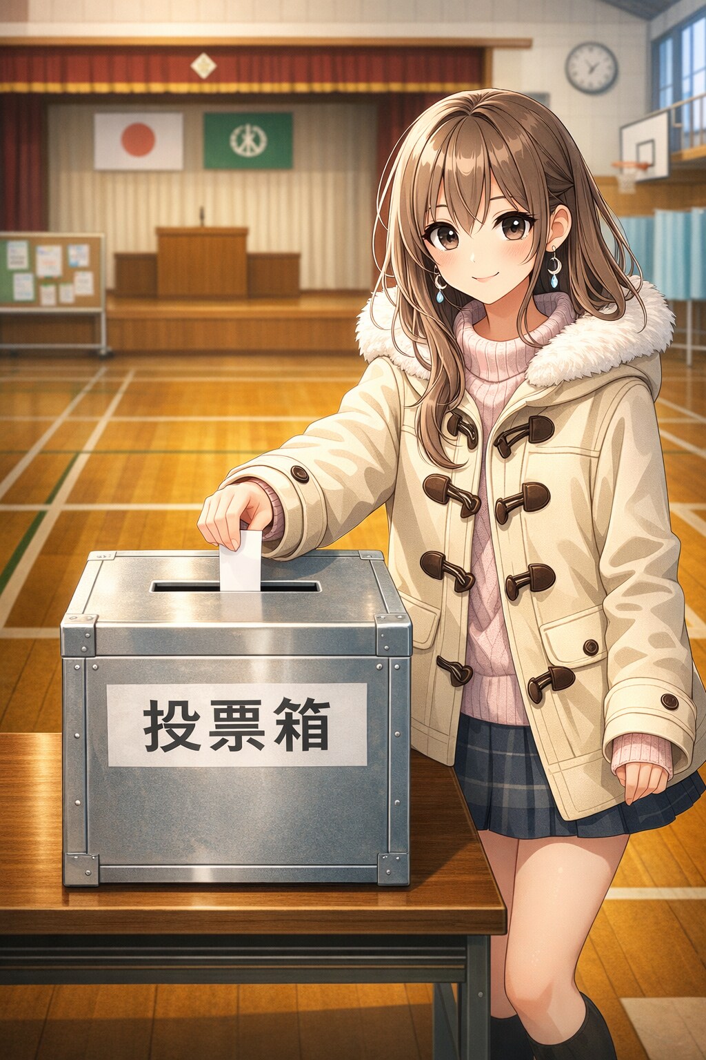 あいちゃんも投票