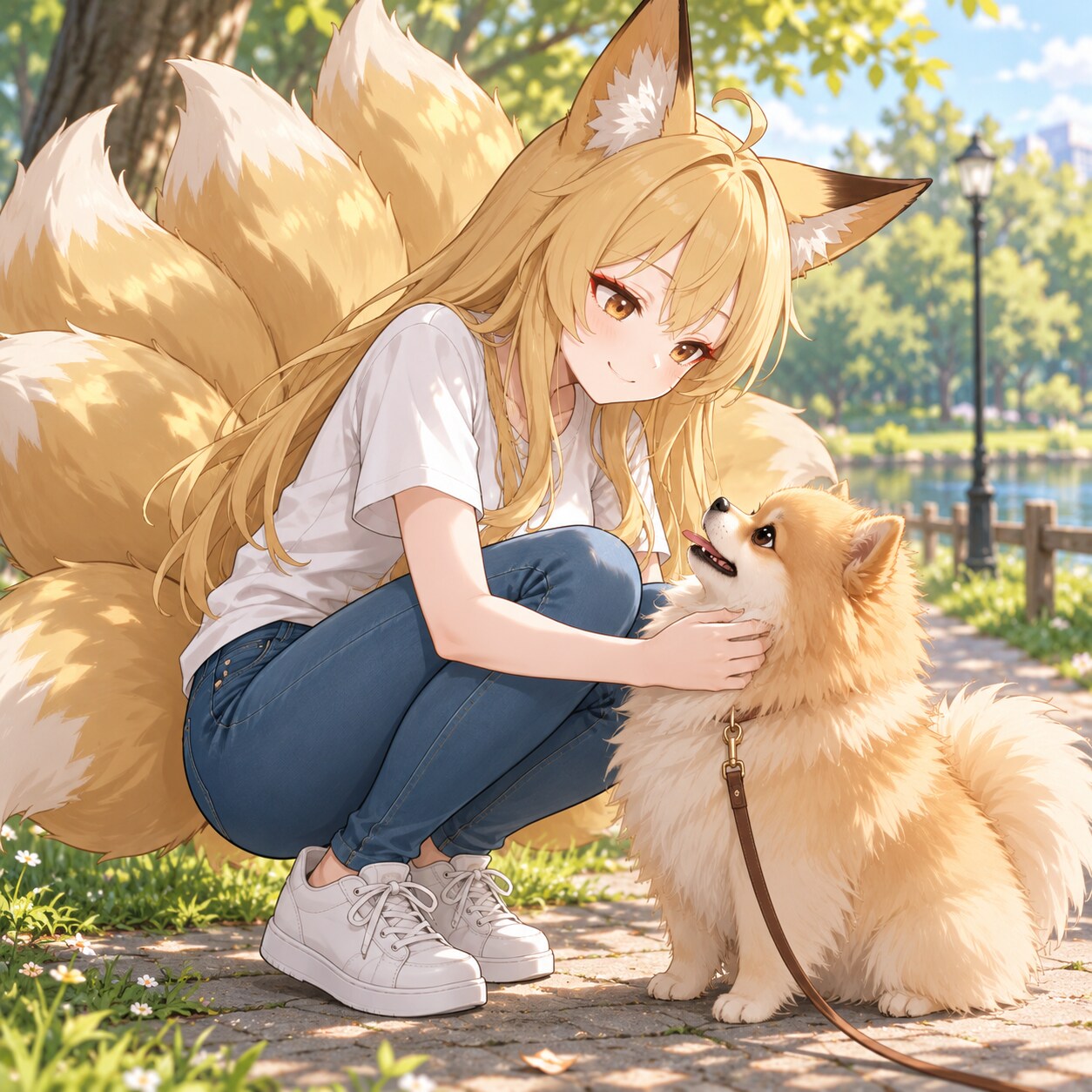 9/7　ポメラニアン ありがとうの日 | の人気AIイラスト・グラビア