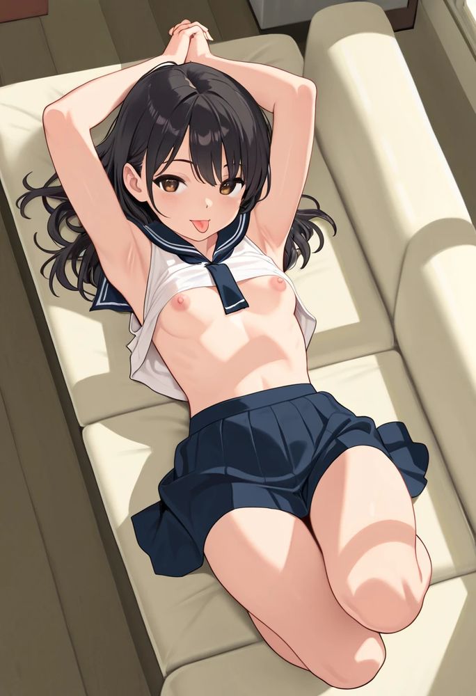 舐めてほしいんでしょ❤お兄ちゃん（ちょいロリっ娘ちゃん）