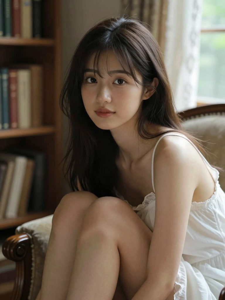 ソファで寛ぐお嬢様