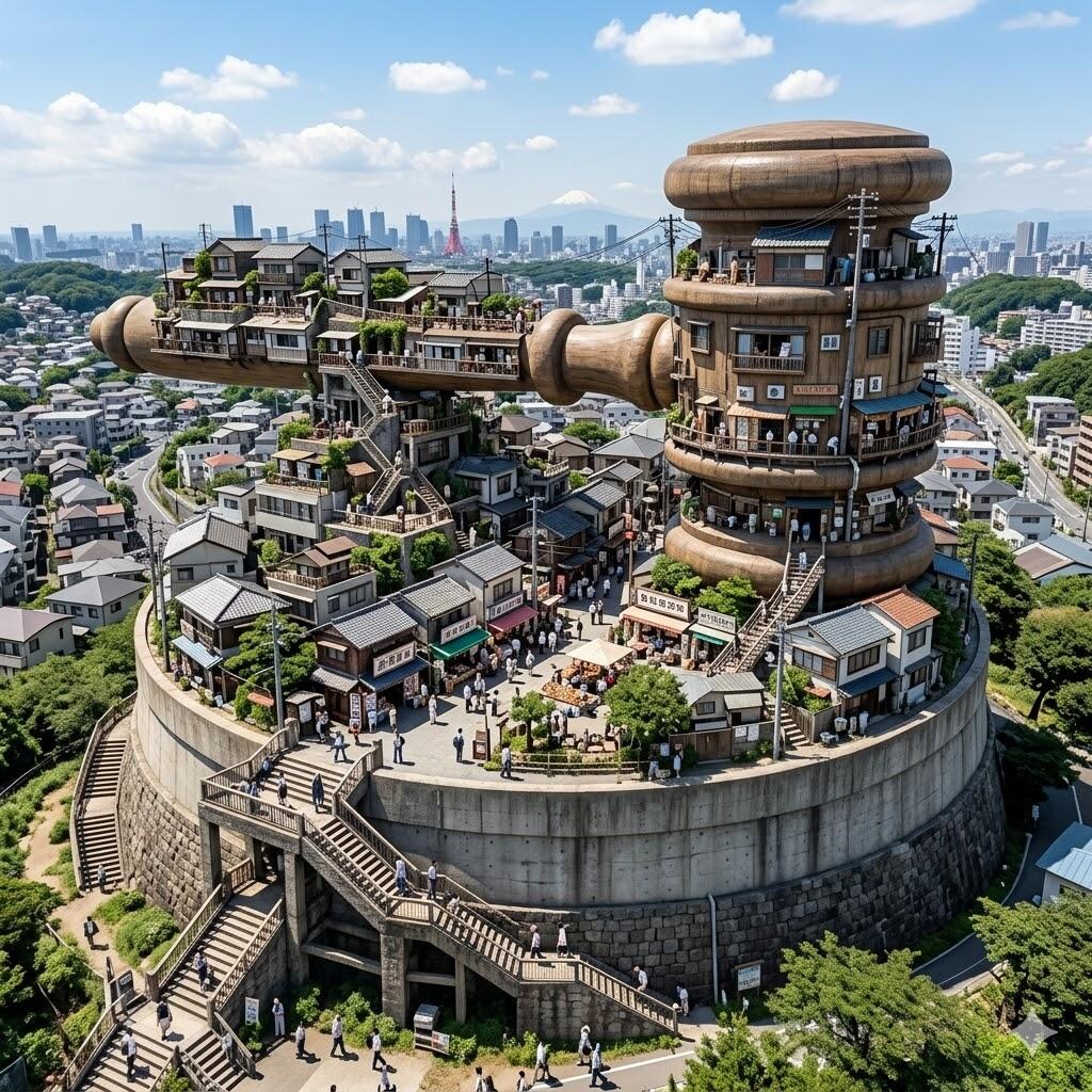 裁判とかで使うガベルの町