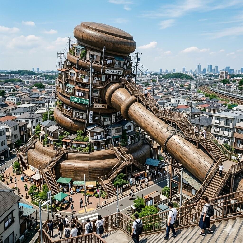 裁判とかで使うガベルの町