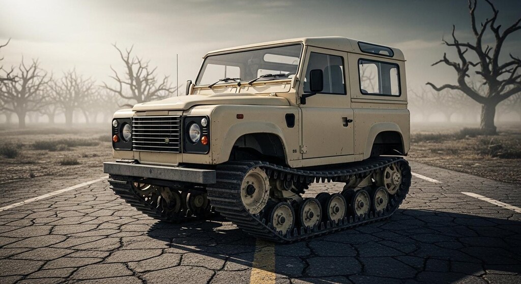 ランドローバーディフェンダ―クローラー