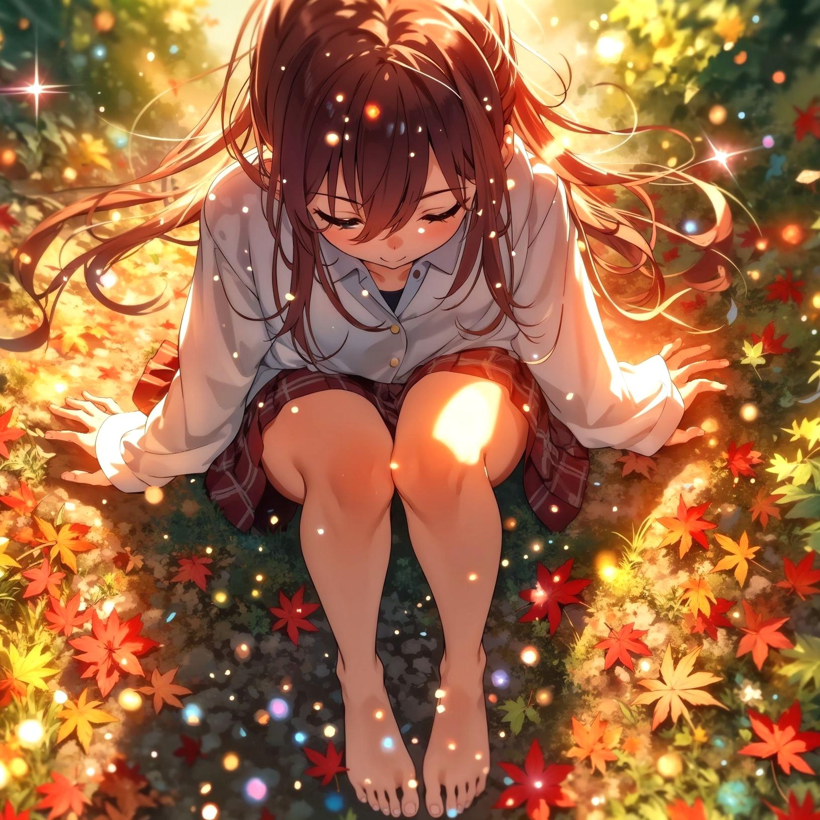 秋を踏む | の人気AIイラスト・グラビア