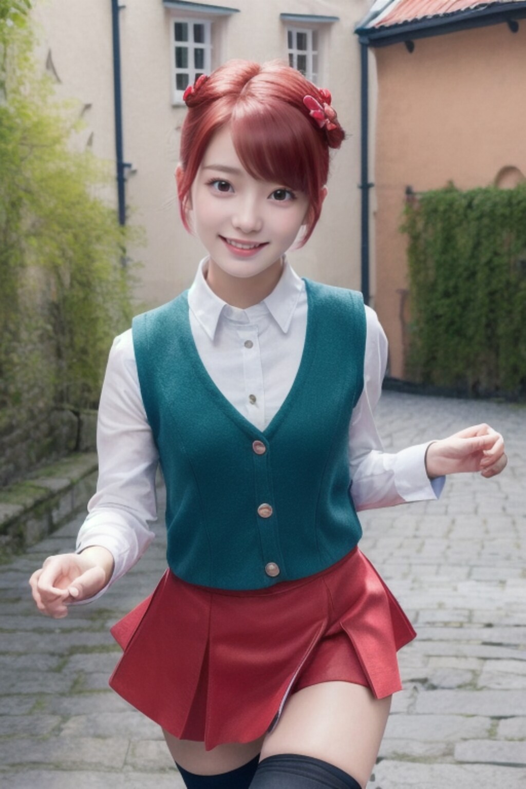 あそこのお城いくの？ヤッター！