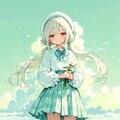 郊外の少女 2枚目