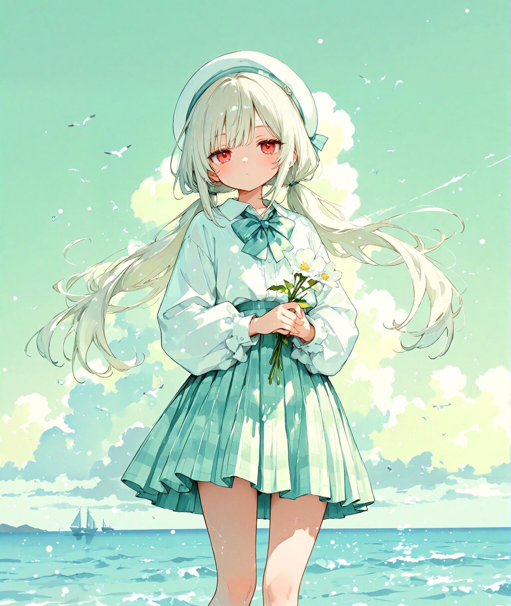 郊外の少女