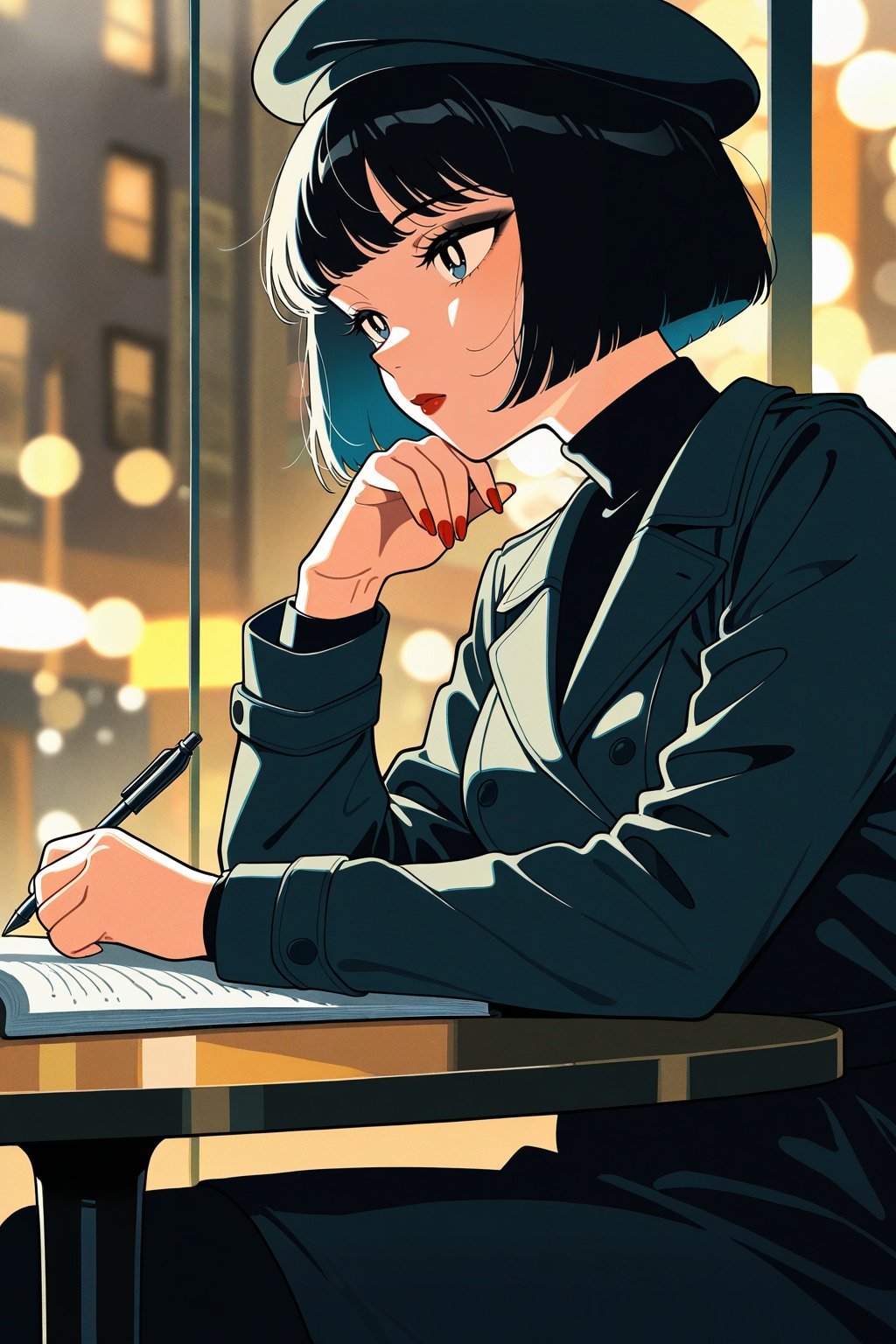 たそがれモダンガール | の人気AIイラスト・グラビア