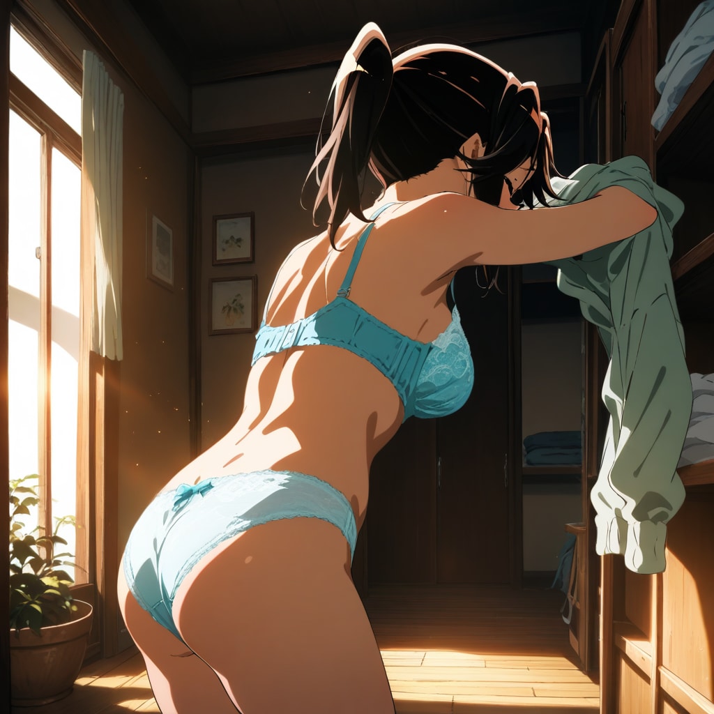 傘木希美着替え中