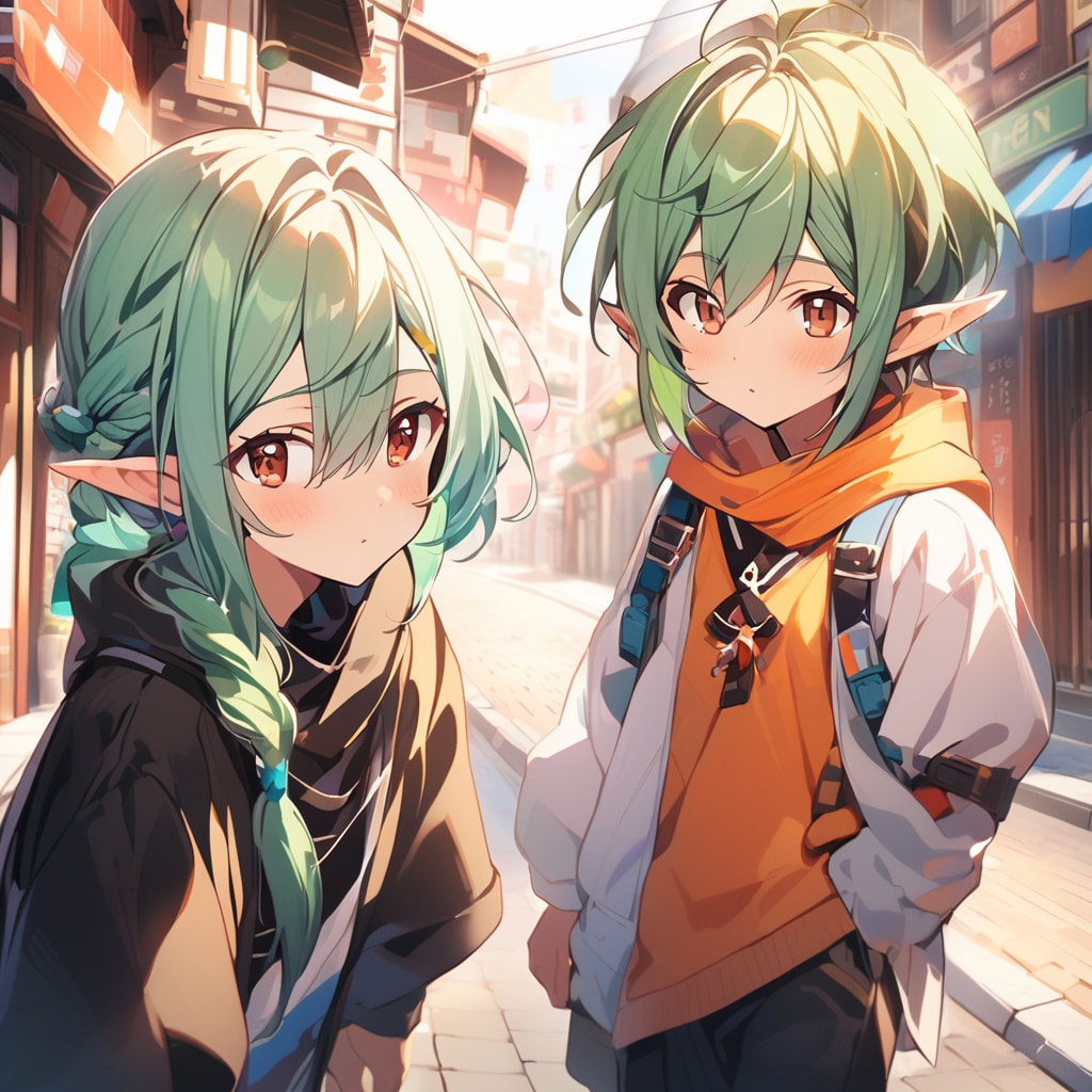 エルフ耳の少年たち