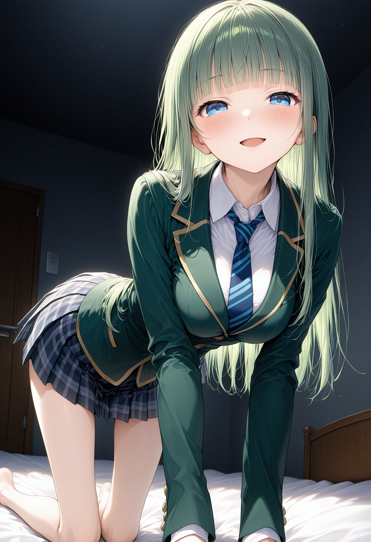 誘惑JK制服 | の人気AIイラスト・グラビア
