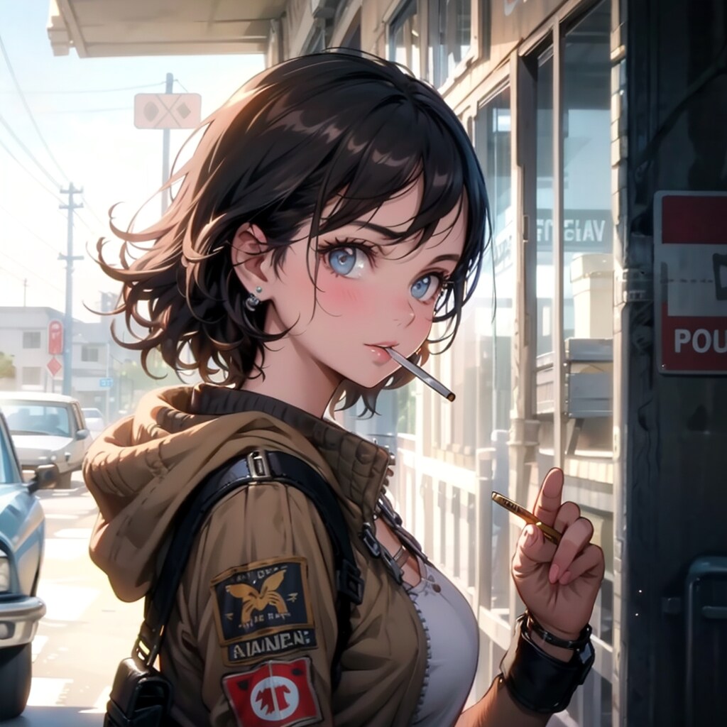 一人旅の途中で一服