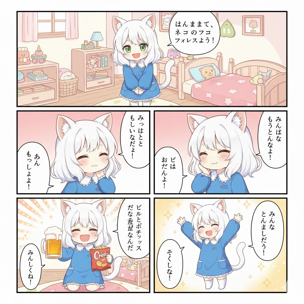 読み切りマンガ「フェリスちゃん」