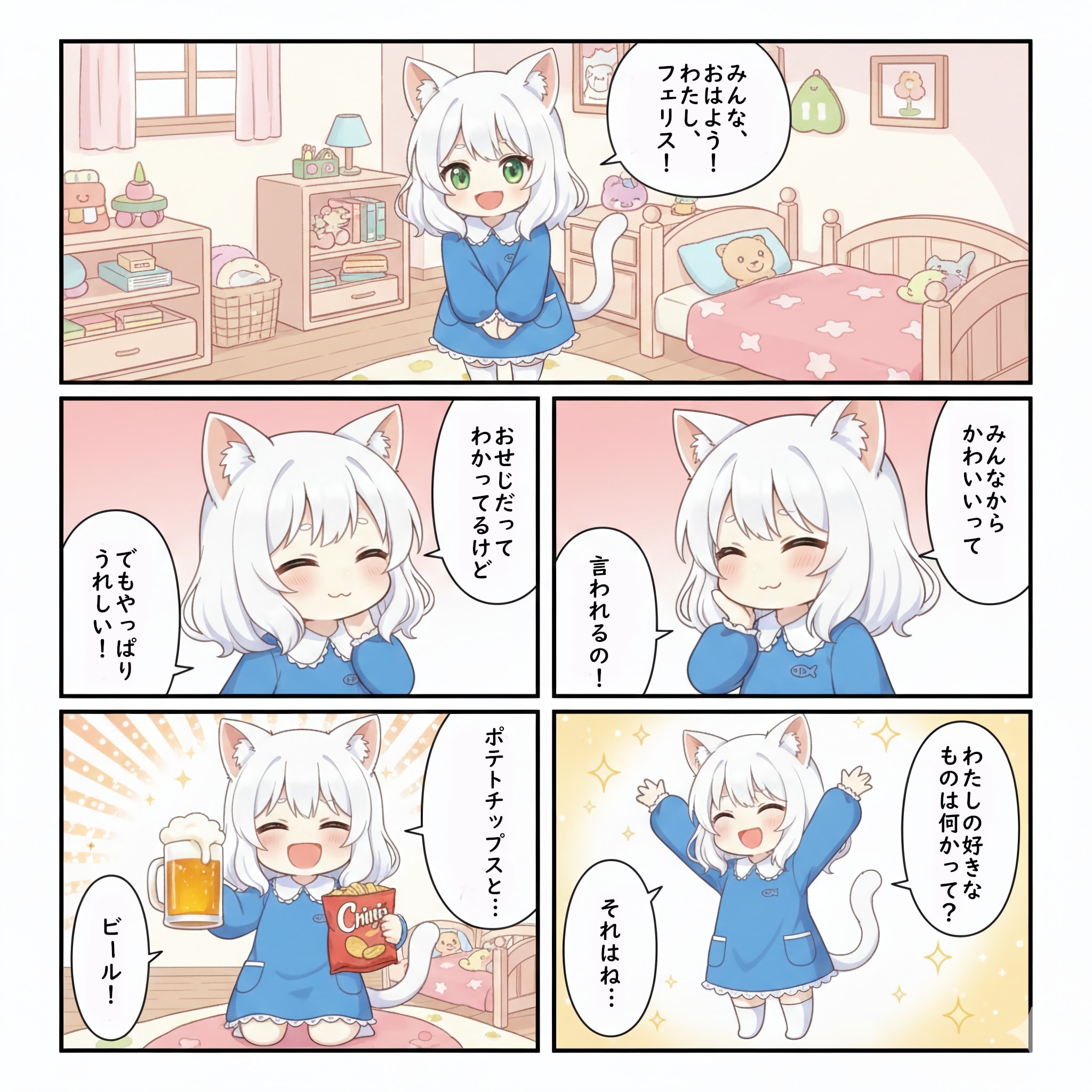 読み切りマンガ「フェリスちゃん」 | の人気AIイラスト・グラビア