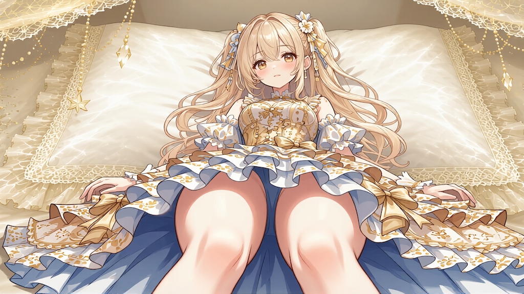 金髪少女とドレス　その14-2