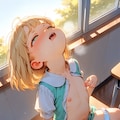 カノンちゃん放課後の教室でおしっことオナニーをする。 9枚目