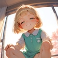 カノンちゃん放課後の教室でおしっことオナニーをする。 2枚目