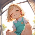 カノンちゃん放課後の教室でおしっことオナニーをする。 3枚目