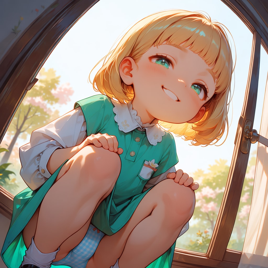 カノンちゃん放課後の教室でおしっことオナニーをする。