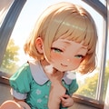 カノンちゃん放課後の教室でおしっことオナニーをする。 6枚目