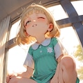 カノンちゃん放課後の教室でおしっことオナニーをする。 4枚目