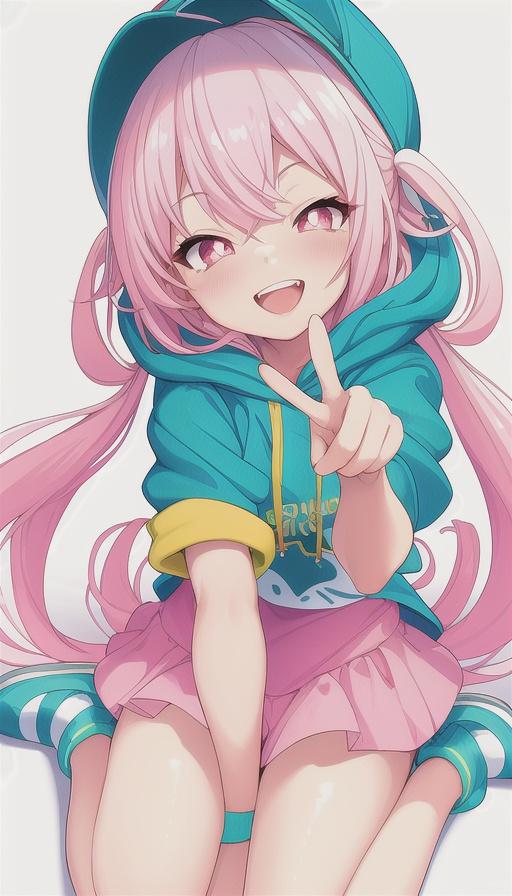 女の子座り | の人気AIイラスト・グラビア