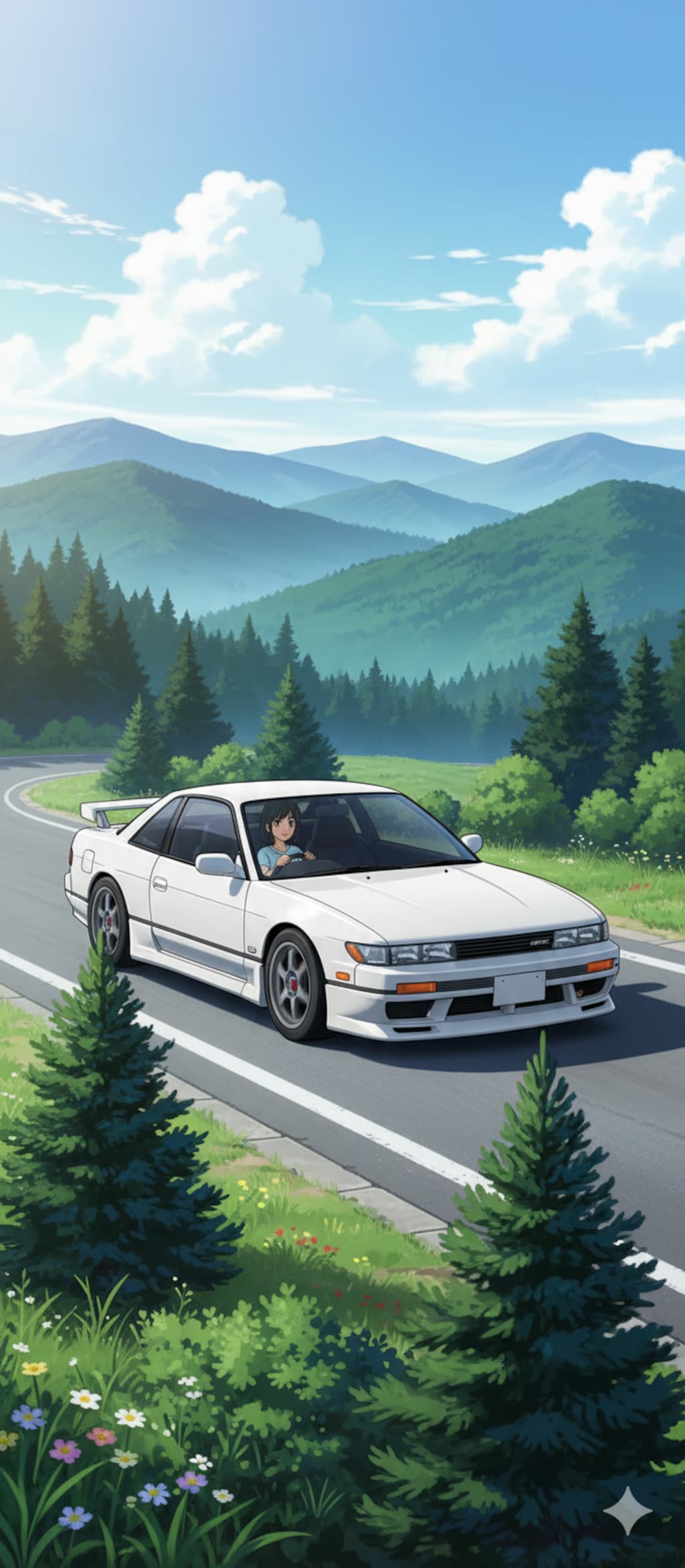 90年代のとある夏、山梨のとある高原をドライブしてみた。