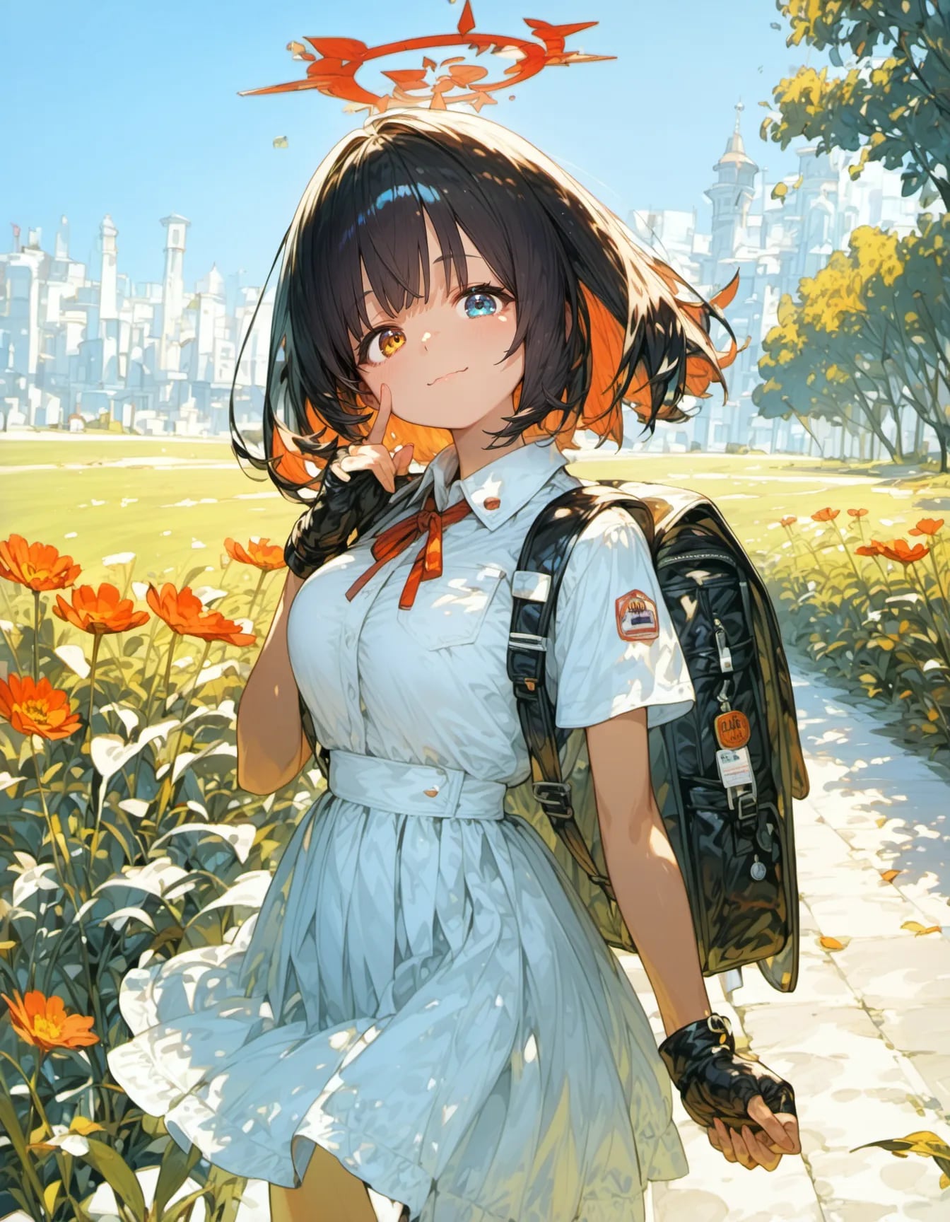 Beyond the Orange Fields | の人気AIイラスト・グラビア