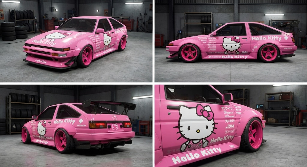 ハローキティAE86