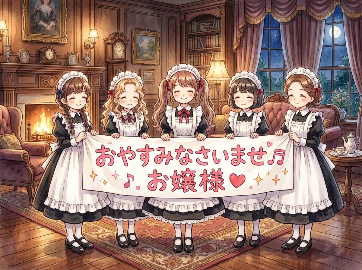 おやすみなさいませ♬お嬢様❤️ | の人気AIイラスト・グラビア