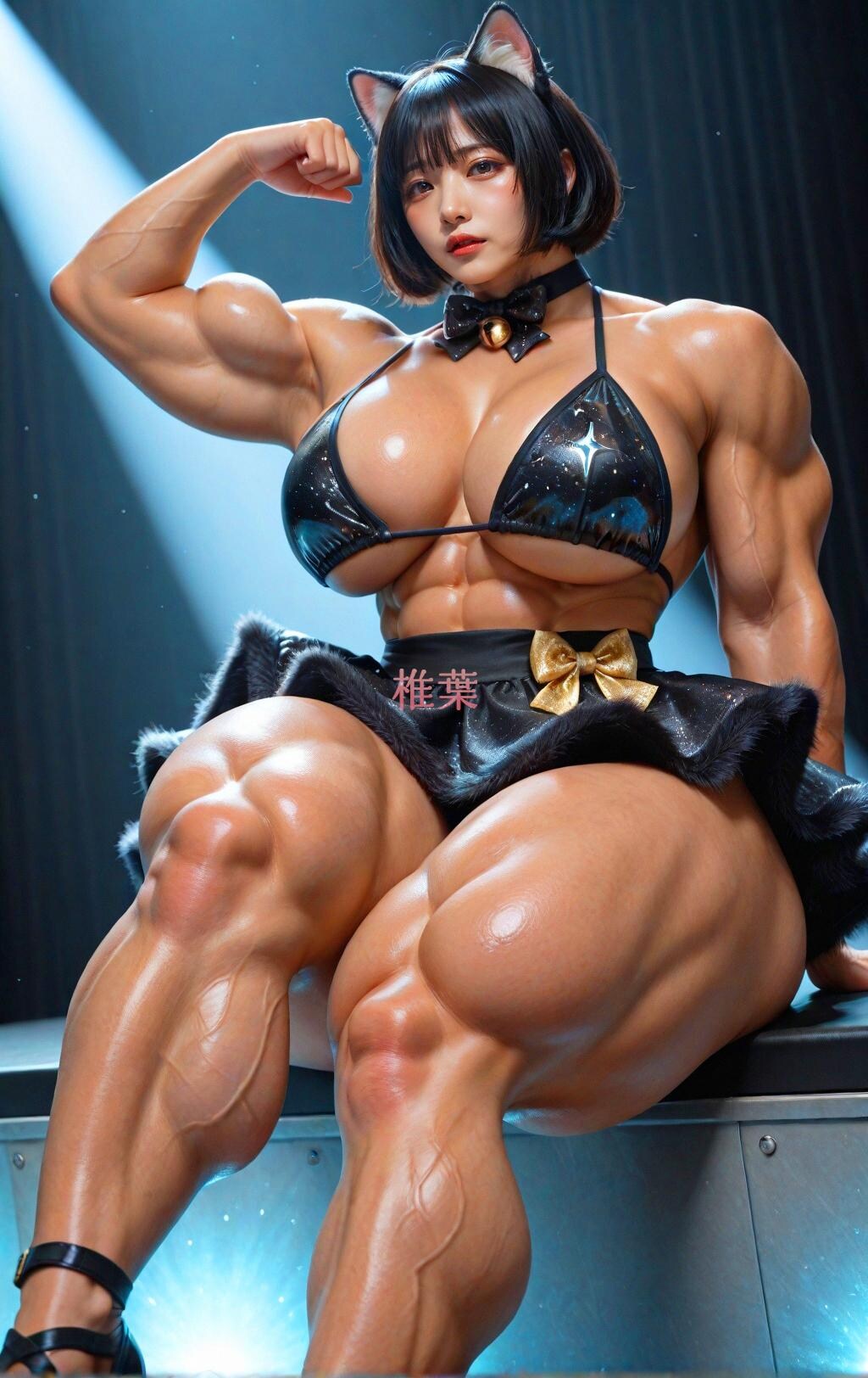 むきむき強めの女の子