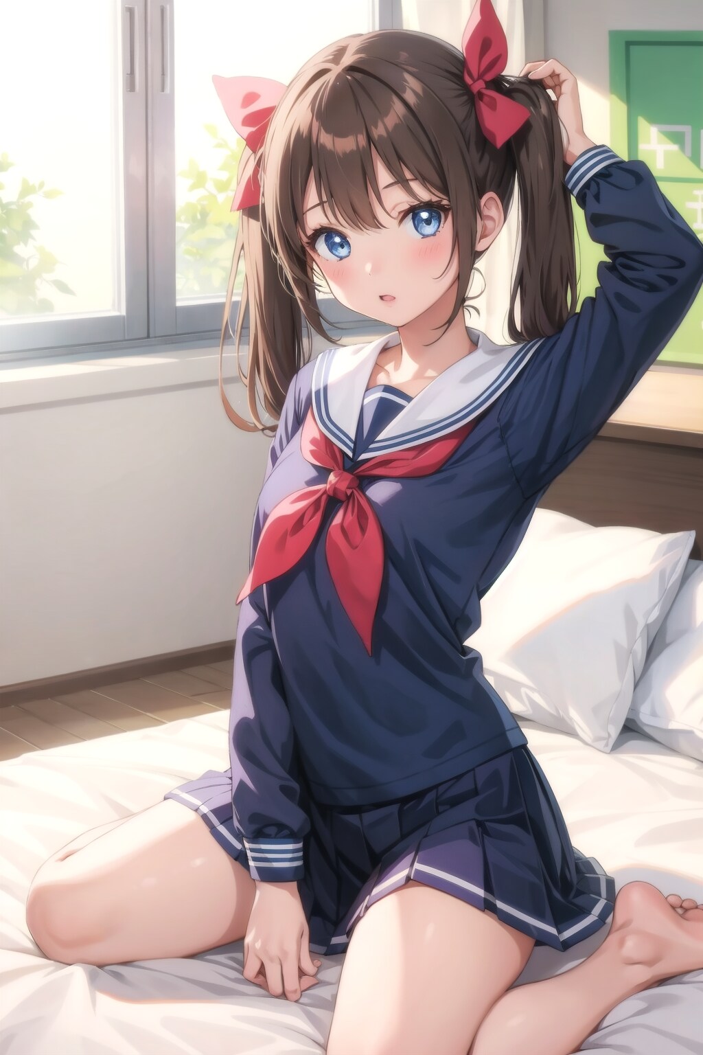 今起きたよ〜✨